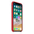 Apple Silicone Case для iPhone X красный фото 2