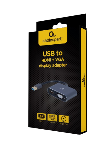 Gembird USB 3.0 на HDMI, VGA фото 2