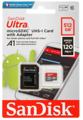 SanDisk Ultra microSDXC 512Gb фото 2