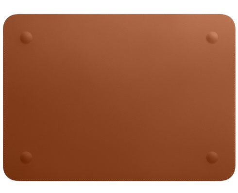 Apple Leather Sleeve для MacBook Air и MacBook Pro 13″ золотисто-коричневый фото 2