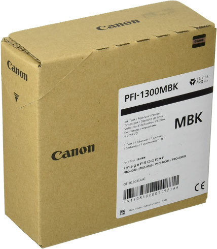 Canon PFI-1300 MBK черный фото 3