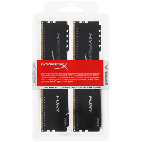 Kingston HyperX Fury HX434C16FB3K2/16 2x8GB фото 3