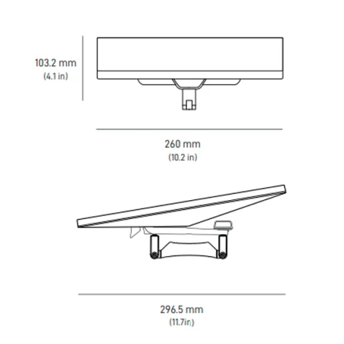 на крышу для Starlink Mini Roof Rack Mount фото 2