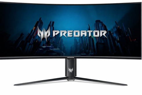 Acer Predator Z57/ 57" 32:9/ VA/ 7680x2160/ DP, 2xHDMI, Type-C, 4xUSB3,2/ Audio Out/ Speaker 10Wx2/ Black фото 1