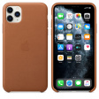 Apple Leather Case для iPhone 11 Pro Max золотисто‑коричневый фото 3
