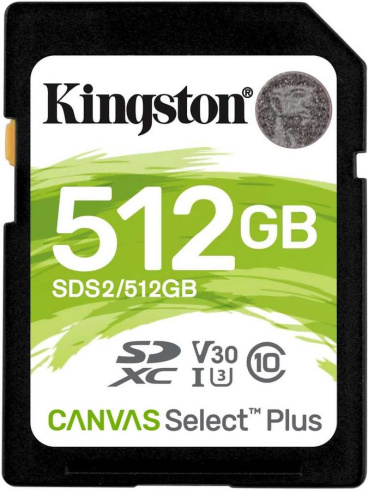 Kingston Canvas Select Plus SDXC 512GB фото 1