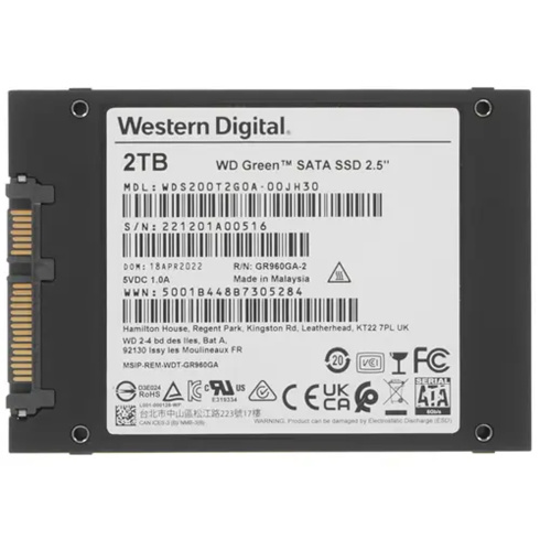 Western Digital WDS200T2G0A фото 2