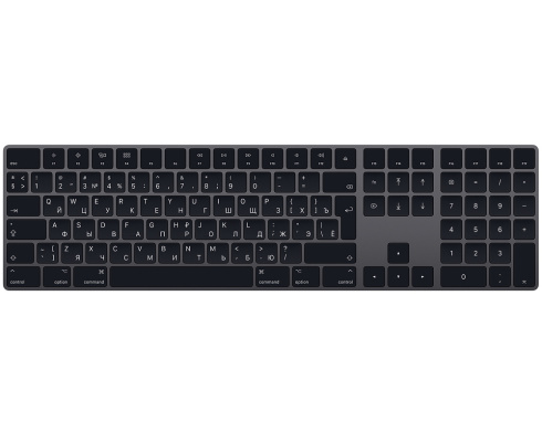 Apple Magic Keyboard с цифровой панелью серый космос фото 1