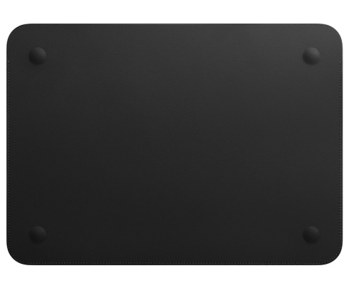 Apple Leather Sleeve для MacBook 12″ черный фото 2