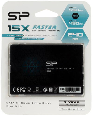 Silicon Power Slim S55 SP240GBSS3S55S25 240GB фото 2