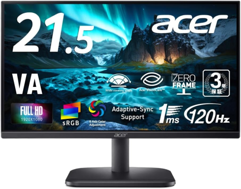Acer EK221QJ0bi (UM.WE1EE.008) фото 1