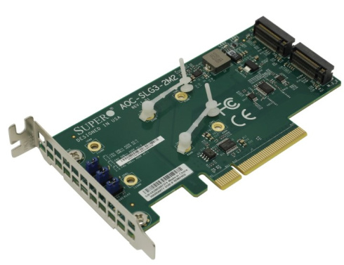 Supermicro AOC-SLG3-2M2-O фото 2