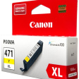 Canon CLI-471XLY желтый фото 2