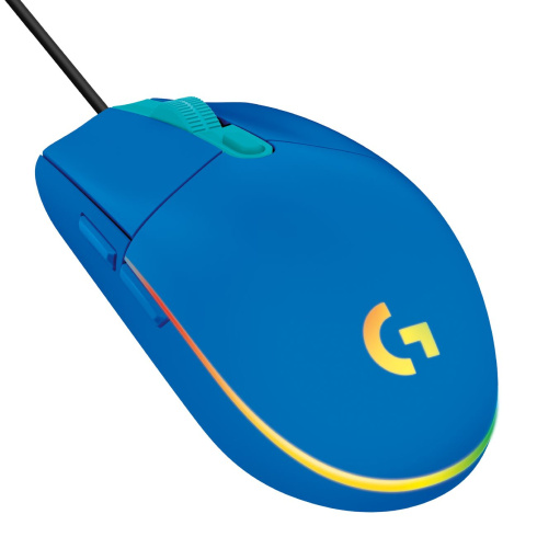 Logitech G102 Lightsync синий фото 2