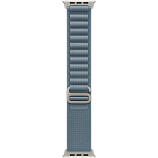 49mm Light Blue Alpine Loop - Large - Natural Titanium Finish