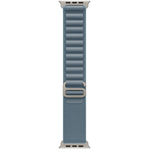 49mm Light Blue Alpine Loop - Large - Natural Titanium Finish фото 1