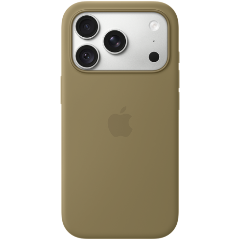 iPhone 18 Pro Silicone Case with MagSafe - Olive, Model A3701 фото 1