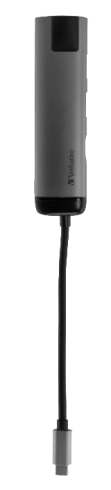 Verbatim HUB USB-C 3.1 серый фото 1