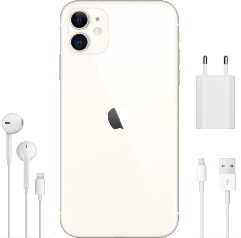Apple iPhone 11 128 ГБ белый фото 4