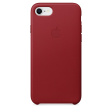 Apple Leather Case для iPhone 8 / 7 красный фото 1