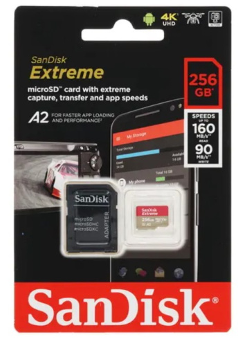 SanDisk Extreme microSDXC 256 Gb фото 2
