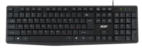 Acer OMW141 клав:черный мышь:черный USB фото 11