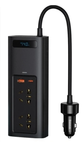 автомобильный Baseus Power Inverter Pro 12V-220V 150W для Starlink фото 1
