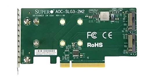 Supermicro AOC-SLG3-2M2 фото 1