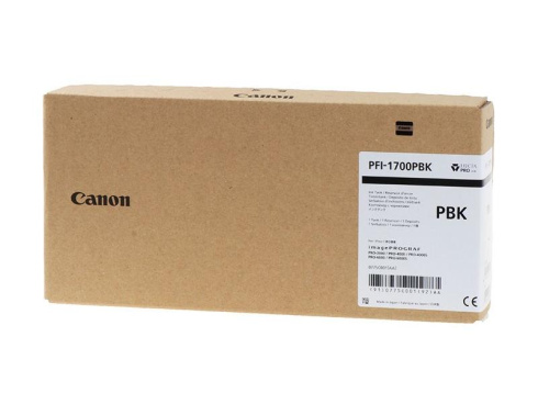 Canon PFI-1700PBK фото черный фото 2