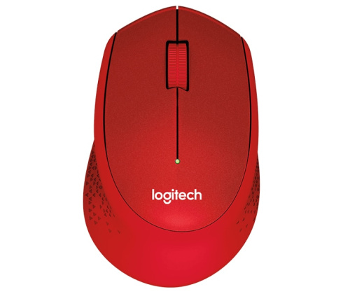 Logitech M330 Silent Plus красный фото 1