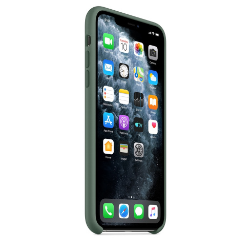 Apple Silicone Case для iPhone 11 Pro Max сосновый лес фото 2