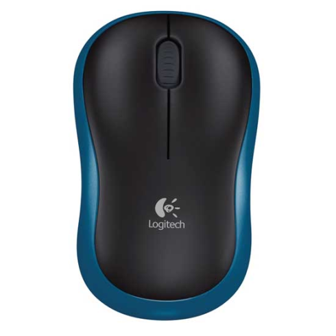 Logitech Wireless Mouse M185 Blue фото 1