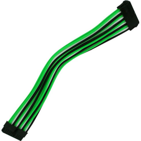 Nanoxia 24-pin ATX черно-бело-зеленый фото 1