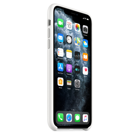 Apple Silicone Case для iPhone 11 Pro Max белый фото 2