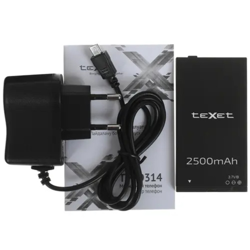 Мобильный телефон TeXet TM-D314 черный фото 4