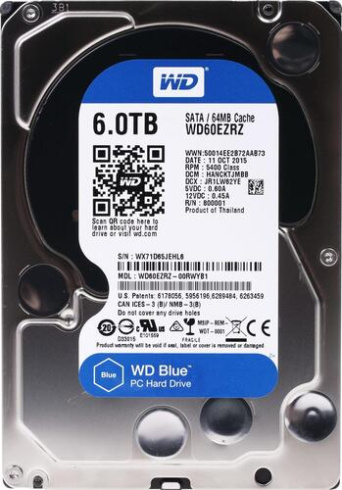 Western Digital Blue WD60EZRZ 6TB фото 1