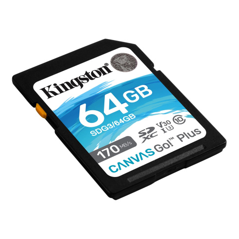 Kingston Canvas Go! Plus SD 64GB фото 2