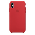 Apple Silicone Case для iPhone XS красный фото 1