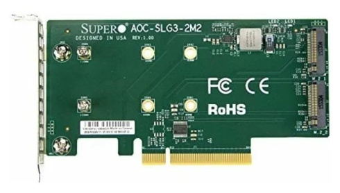 Supermicro AOC-SLG3-2M2-O фото 1