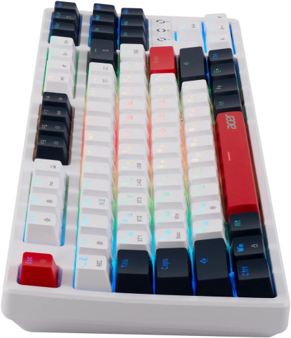 Acer OKR302 механическая белый USB беспроводная BT/Radio Multimedia for gamer для ноутбук ZL.KBDEE.016 " фото 14