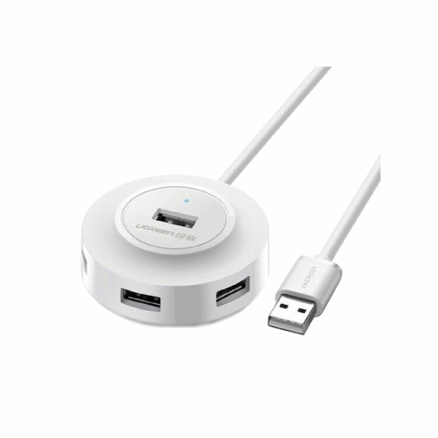Ugreen CR106 USB 2.0 Hub белый фото 1