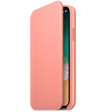 Apple Leather Folio для iPhone X бледно‑розовый фото 3