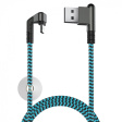 Olmio X-Game Neo USB 2.0 - microUSB голубой фото 1