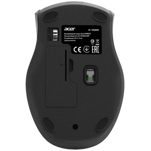 Acer OMR032 черный/красный оптич. 1600dpi беспров. USB 4but (ZL.MCEEE.009) фото 6