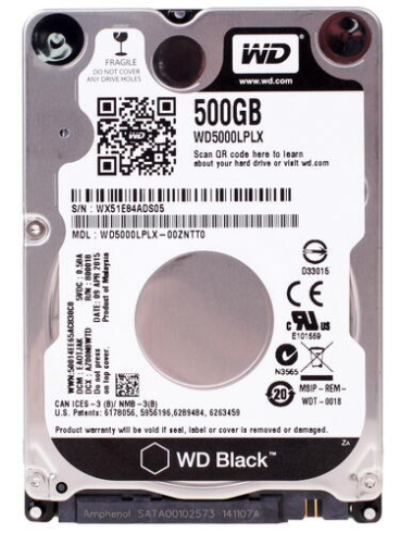 Western Digital Black WD5000LPLX 500GB фото 1