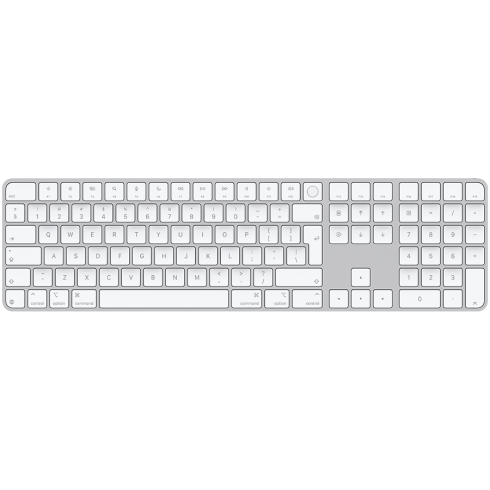Magic Keyboard with Touch ID and Numeric Keypad for Mac models with Apple silicon - Russian - White Keys,Model A3119 фото 1