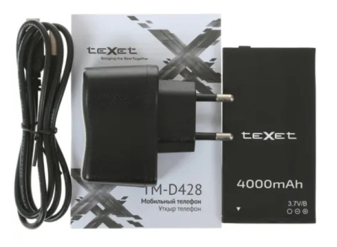 Texet TM-D428 черный фото 4