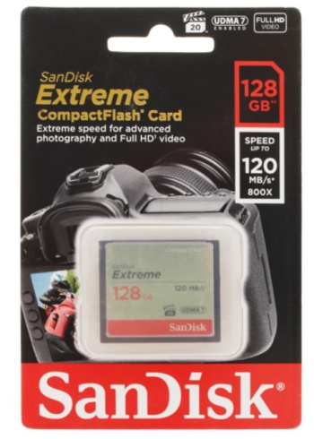 SanDisk Extreme CF 128 Gb фото 2