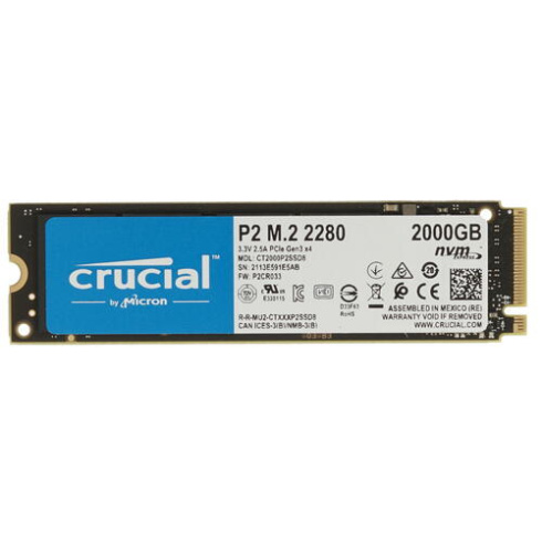 Crucial P2 2Tb фото 1