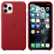 Apple Leather Case для iPhone 11 Pro красный фото 3